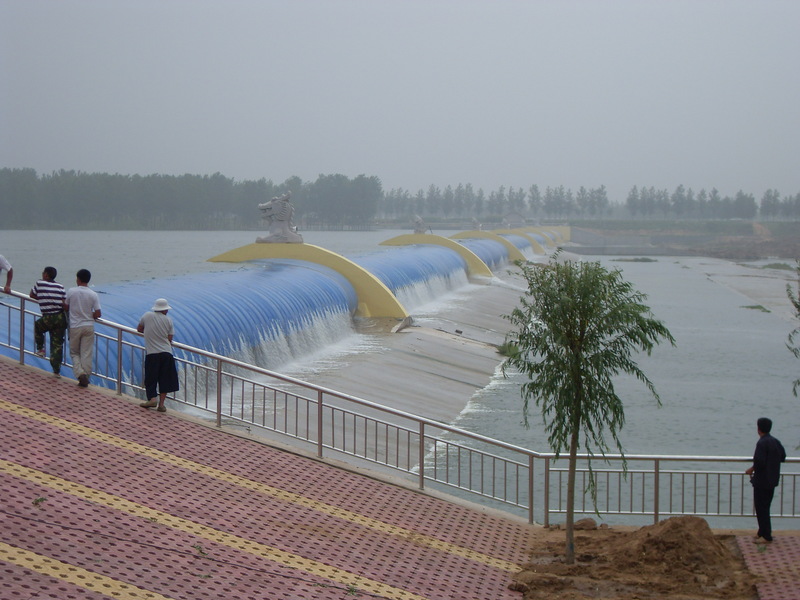 臨沂市郯城縣老沭河龍門(mén)橡膠壩工 ...